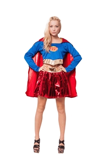 Female superwoman costume