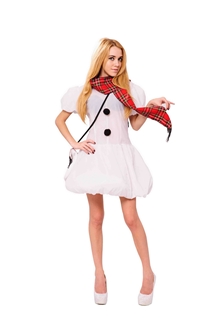 Girl snow costume
