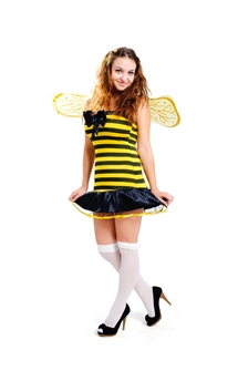 Female Cosplay bee costume 