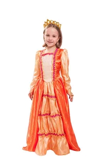Orange princess skirt