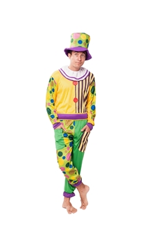 Adult clown cosplay costume